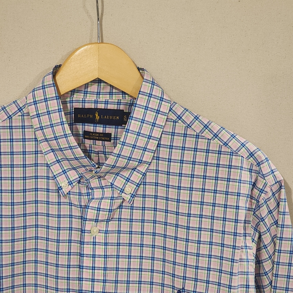 Ralph Lauren Classic Fit Stretch Button Down XL